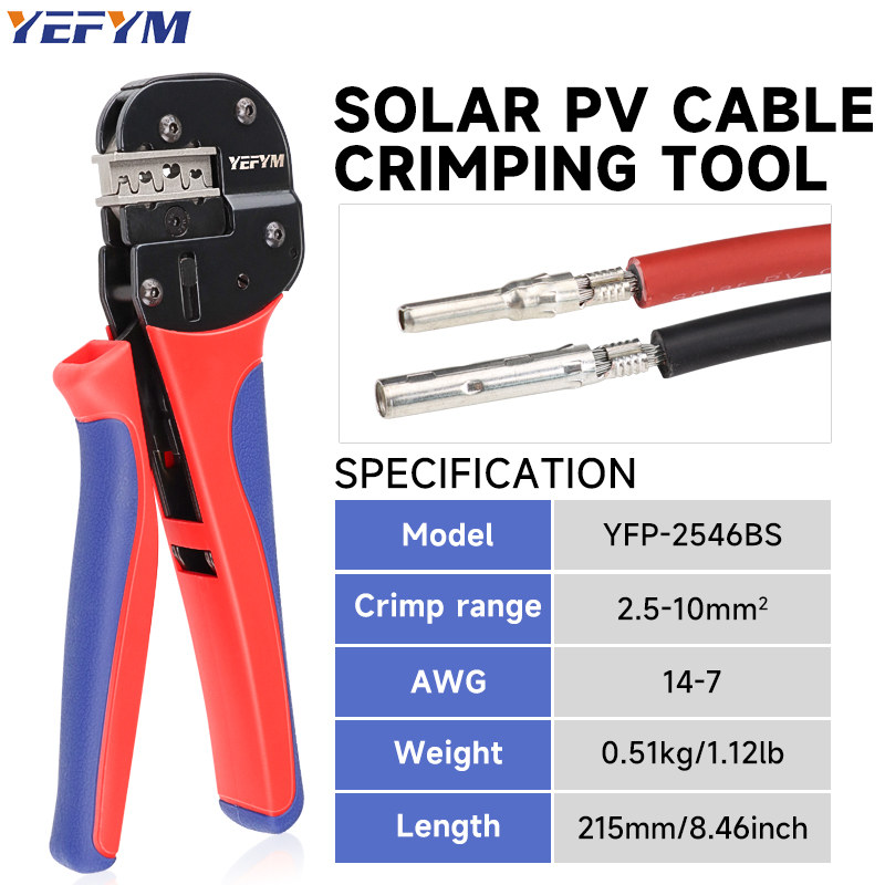 Mc4 Crimping Tool - Solar CRIMPING TOOL สําหรับ MC2.5/4/6/10mm2(20-7AWG)PV CONNECTOR