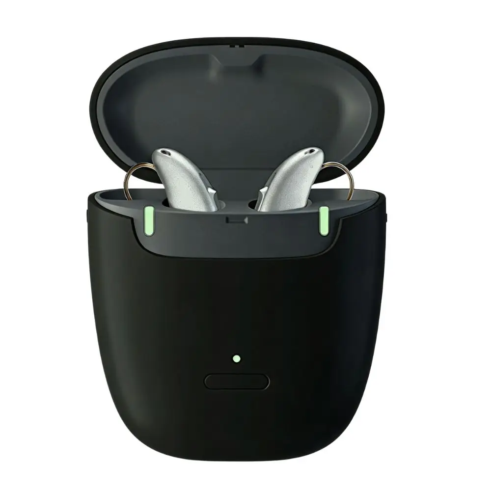Renewable Energy Battery - กล่องชาร์จแบตเตอรี่เครื่องช่วยฟังแบบชาร์จได้ Rexton Travel Charger RIC สำหรับเครื่องช่วยฟังรุ่น