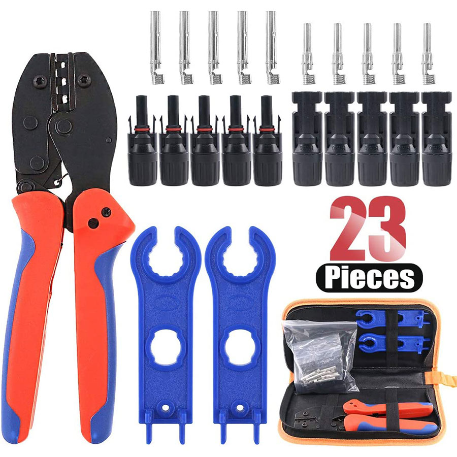 Mc4 Crimping Tool - แผงเซลล์แสงอาทิตย์เครื่องมือสำหรับ2.5-6.0mm2แผงเซลล์แสงอาทิตย์ PV 10Pcs ชายหญิงสายเคเบิลตัวเชื่อมต่อพลังงานแสงอาทิตย์ตัวเชื่อมต่อ Spanner