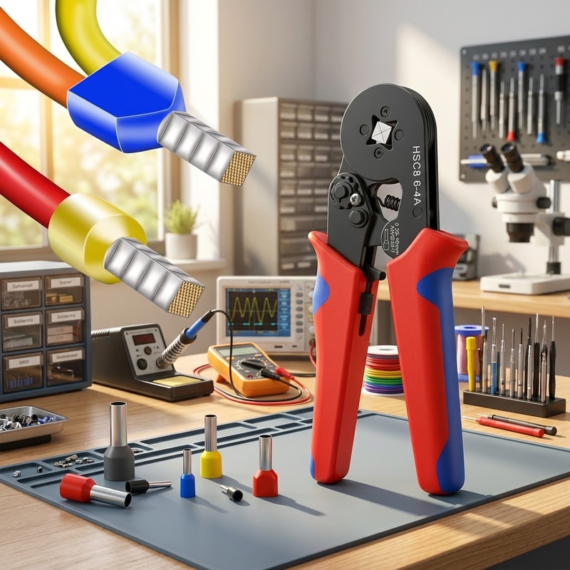 เครื่องมือย้ำหัวสายไฟ HSC8 6-4 - Mc4 Crimping Tool บทวิจารณ์และราคา