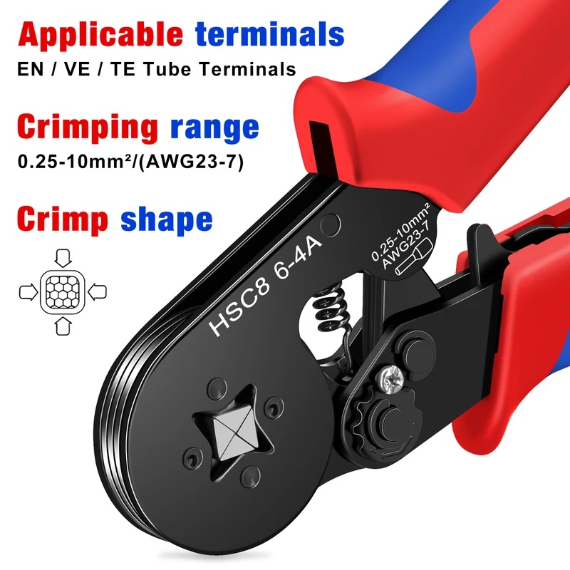 เครื่องมือย้ำหัวสายไฟ HSC8 6-4 - Mc4 Crimping Tool บทวิจารณ์และราคา