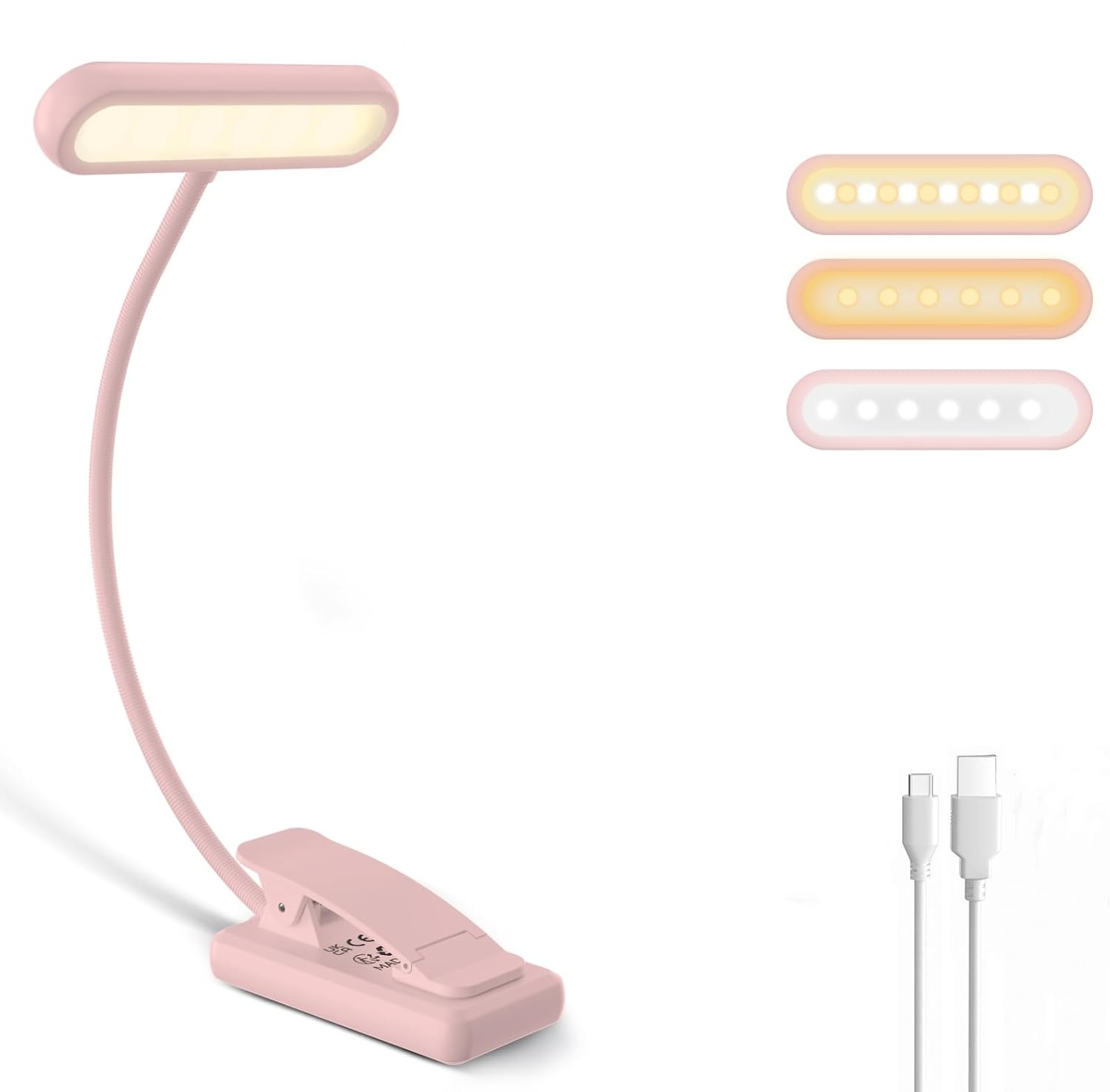 โคมไฟอ่านหนังสือแบบหนีบ สีดำ/ข - Renewable Energy Battery บทวิจารณ์และราคา