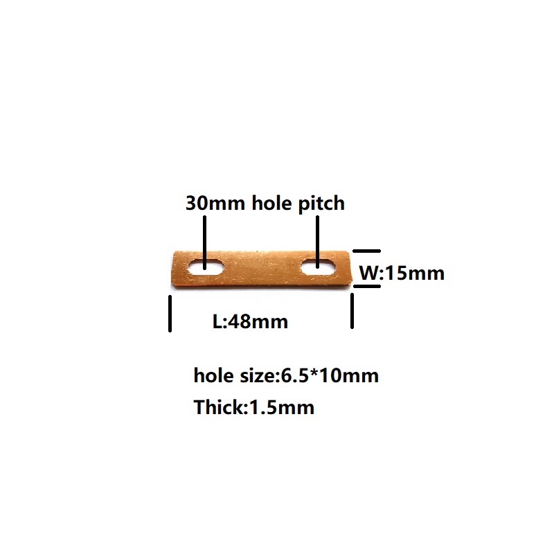 4Pcs แบตเตอรี่รถบัสทองแดง Conn - Bus Bar Copper บทวิจารณ์และราคา