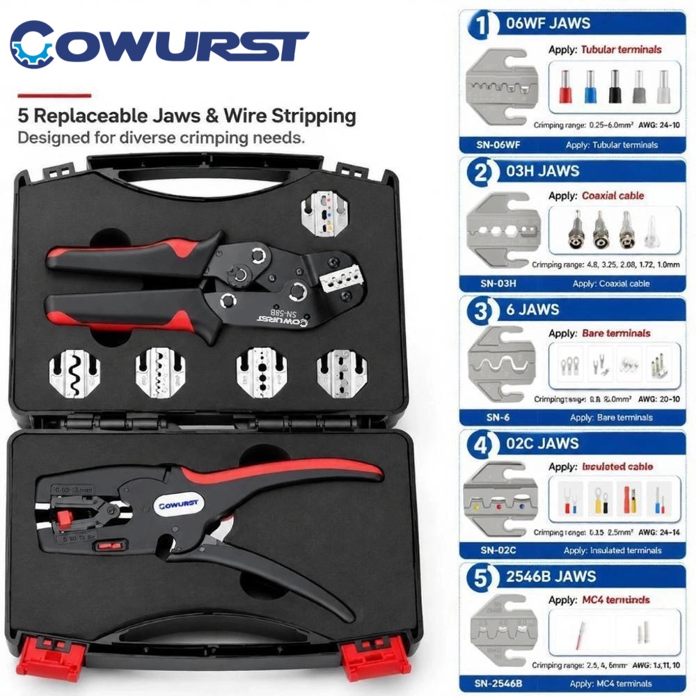 คีมย้ำสายไฟอเนกประสงค์ 58B พร้ - Mc4 Crimping Tool บทวิจารณ์และราคา